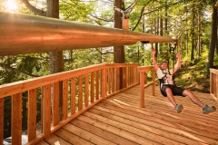 Waldachterbahn "Flylinas Hexenflug" - Zielflug