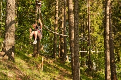 Waldachterbahn "Flylinas Hexenflug" im Wald